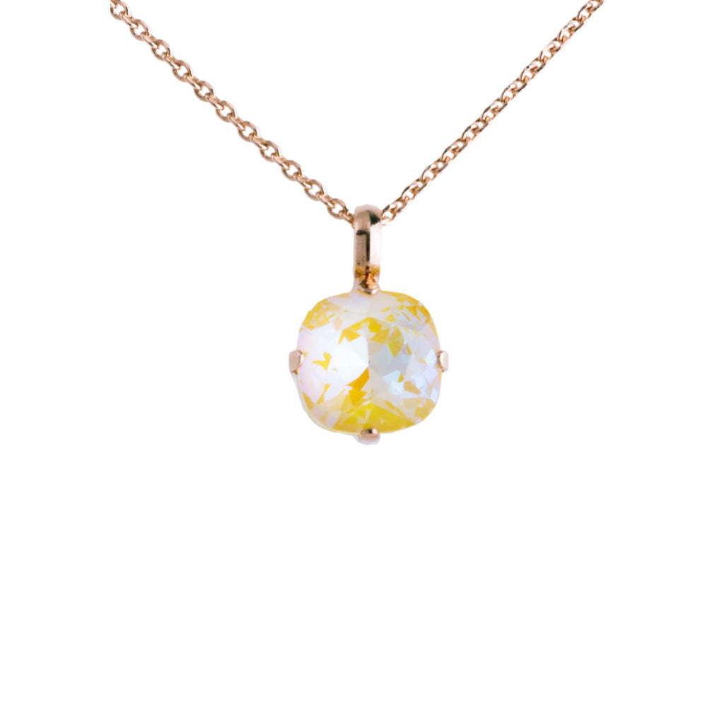 Cushion Cut Pendant in "Fields of Gold" *Custom*