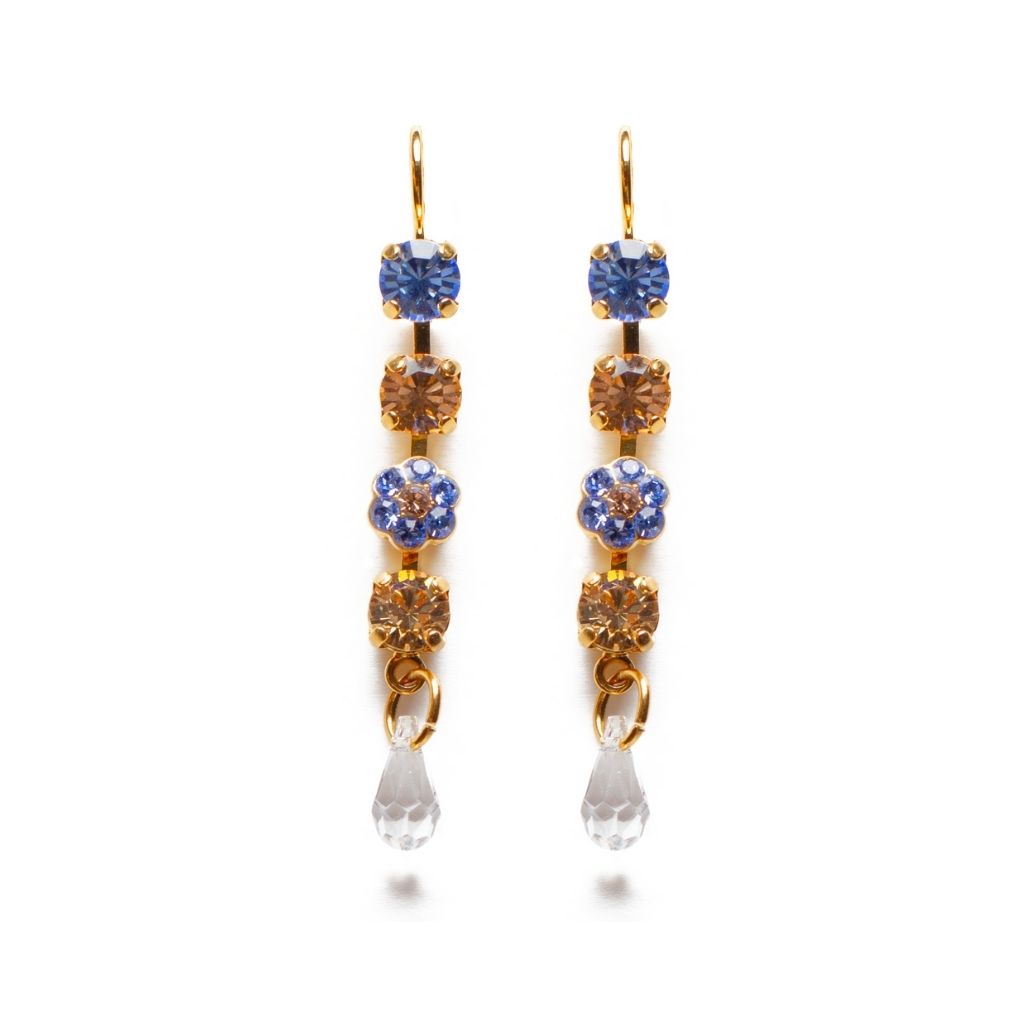 Small Daisy Dangle Earrings in "Sand Bar" *Custom*