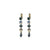 Small Daisy Dangle Leverback Earrings in "Harvest Moon" *Custom*