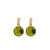 Large Embellished Drop Earrings in "Olive Garnish" *Custom*
