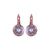 Petite Pavé Leverback Earrings in "Sahara" *Custom*