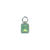 Medium Emerald Charm -Choose Your Color- *Custom*