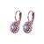 Petite Pavé Leverback Earrings in "Sahara" *Custom*