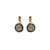 Pavé Leverback Earrings in "Obsidian Shores" *Custom*