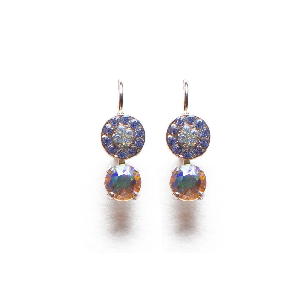 Pavé and Round Earrings in "Sand Bar" *Custom*