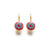 Small Pavé Earrings in "Coral Cove" *Custom*