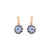 Medium Flower Leverback Earrings in "Morning Mist" *Custom*