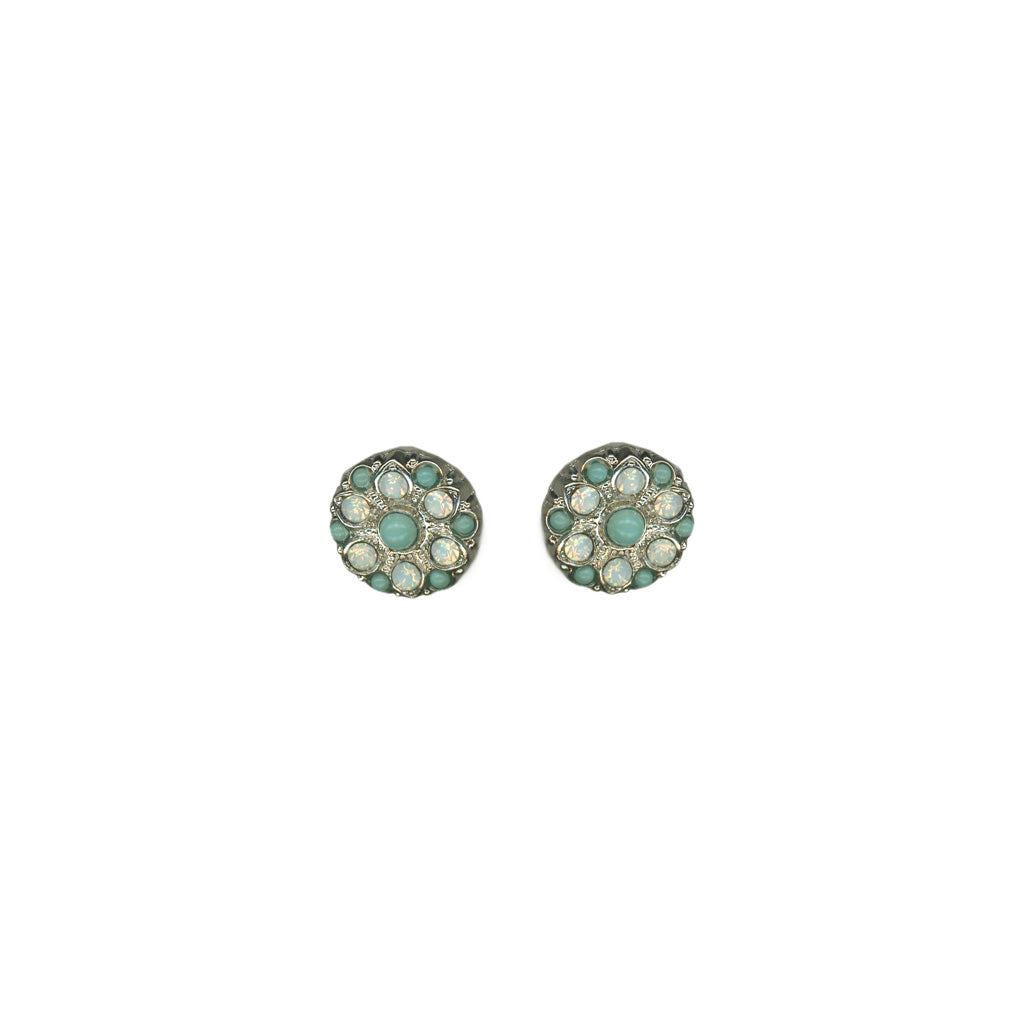Medium Guardian Angel Post Earrings in "Aegean Coast" *Custom*