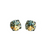 Medium Everyday Post Earrings in "001SAT" - Rhodium