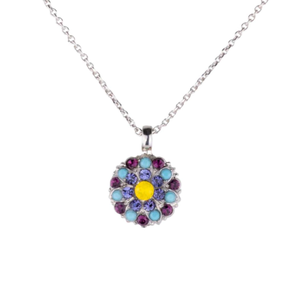 Guardian Angel Pendant in "Vineyard Veranda"- Rhodium