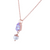 Medium Pear Pendant with Drop in "Bloom" *Custom*