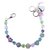 Small Heart and Flower Bracelet in "Bloom" *Custom*
