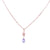 Petite Oval Leaf Pendant in "Bloom" - Rose Gold