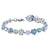 Small Heart and Flower Bracelet in "Bloom" *Custom*