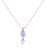 Medium Pear Pendant with Drop in "Bloom" *Custom*