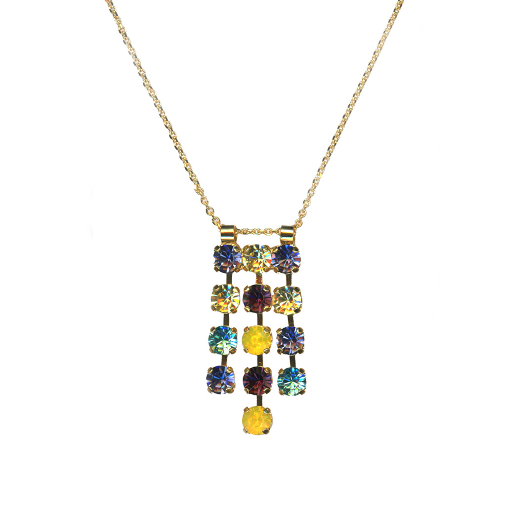 Small Waterfall Pendant in "Vineyard Veranda" *Custom*