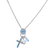 Cross Charms Pendant in "Aqua Vista" *Custom*