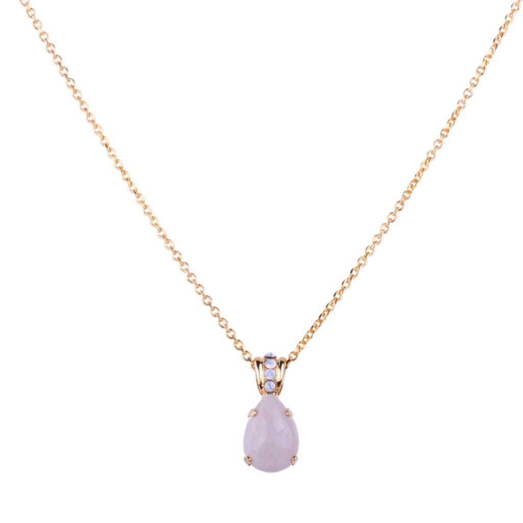 Medium Pear Pendant with Drop in "Sahara" *Custom*