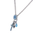 Cross Charms Pendant in "Aqua Vista" *Custom*