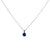 Large Embellished Single Stone Pendant in "Deep Forest" *Custom*