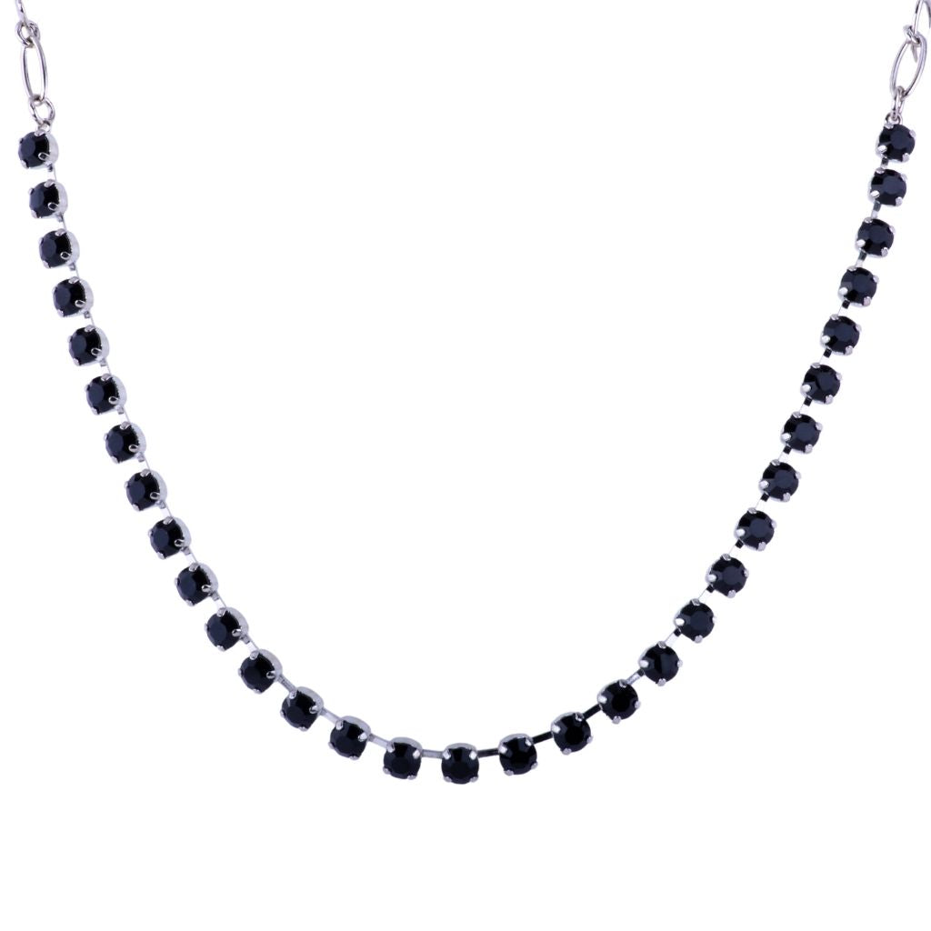 Small Everyday Necklace in "Jet Black"  *Custom*