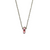 Long Oval Single Pendant  in "Rose" *Custom*