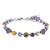 Small Flower Cluster Bracelet in "Sunrise" *Custom*