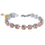 Medium Everyday Bracelet in "Light Peach ICE" *Custom*
