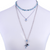 Cross Charms Pendant in "Aqua Vista" *Custom*