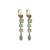 Petite Dangle Cosmos Leverback Earring in "Vineyard Veranda" *Custom*
