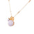 Extra Luxurious Double Stone Pendant in "Sahara" *Custom*