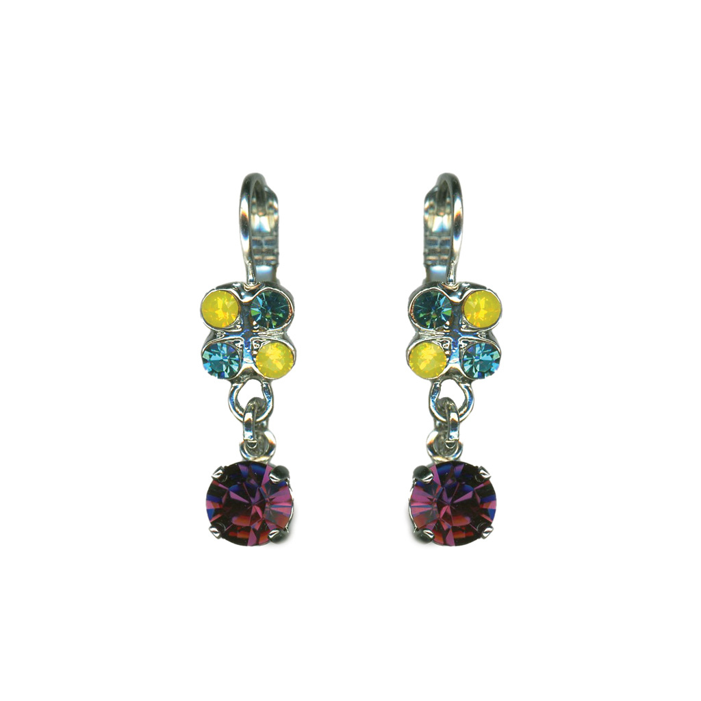 Medium Clover Drop Earrings "Vineyard Veranda" *Custom*