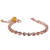 Petite Everyday Bracelet in "Light Peach" *Custom*