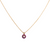 Small Flower Pendant in "Roxanne" - Yellow Gold