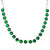 Large Round Necklace in "Emerald" *Custom*