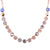 Large Rosette Rivoli Necklace in "Desert Rose" *Custom*