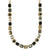 Medium Emerald Rosette Necklace in "Obsidian Shores" *Custom*