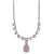 Pear and Round Necklace in "Sun-Kissed Lavender" *Custom*