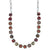 Large Rosette Rivoli Necklace in "Bonfire" *Custom*