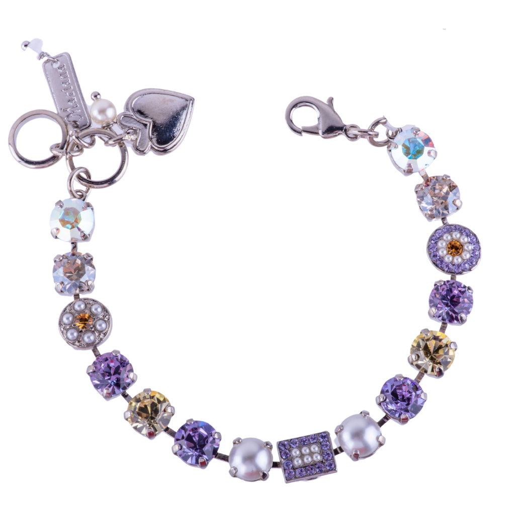 Medium Cluster and Pavé Bracelet in "Dawn" *Custom*
