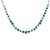Small Flower Cluster Necklace in "Deep Forest" *Custom*