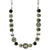 Large Square Cluster Necklace in "Obsidian Shores" *Custom*