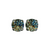 Medium Everyday Post Earrings in "Silver Night"- Rhodium