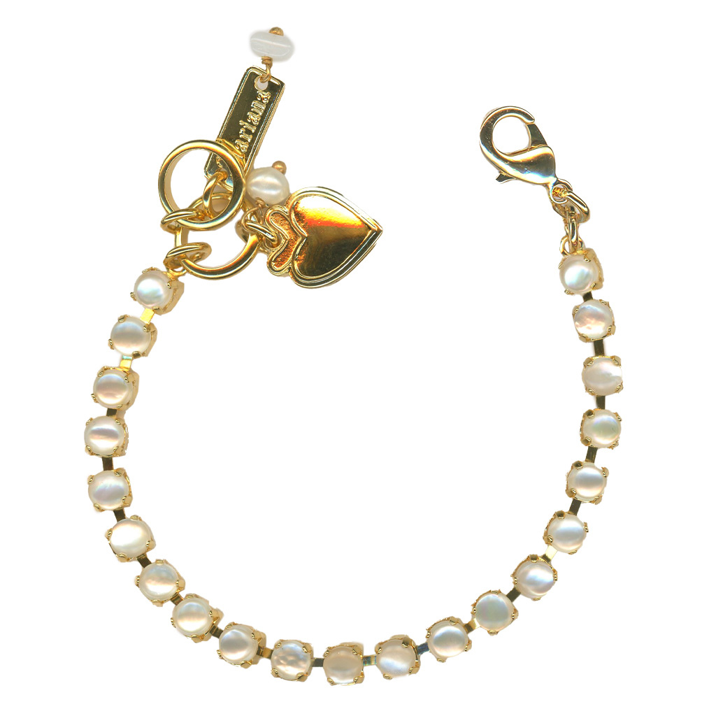 Petite Everyday Bracelet in "White Shell" *Custom*
