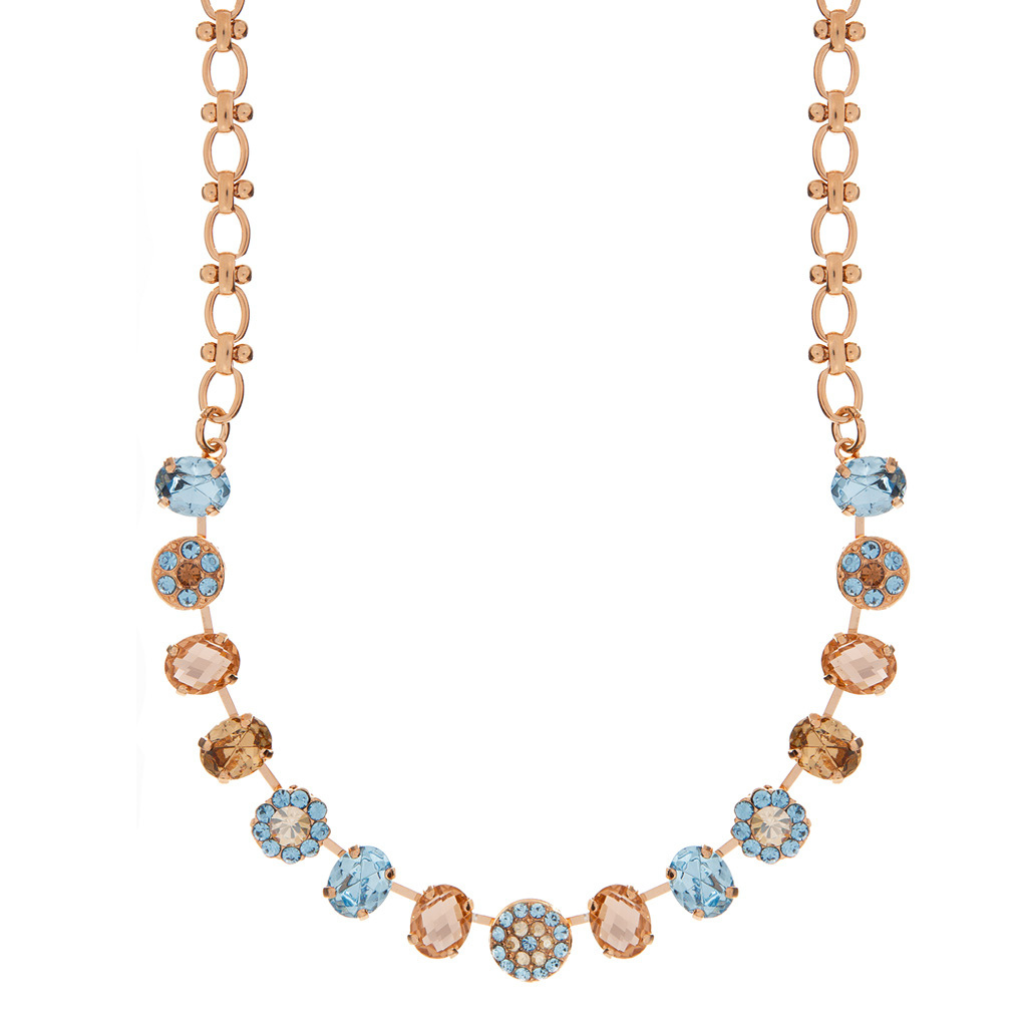 Medium Oval Elemental Necklace in "First Toast" *Custom*