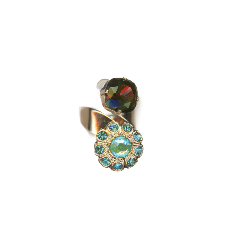 Daisy & Cushion Ring in "Vineyard Veranda" *Custom*