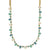 Small Oval and Round Necklace in "Aegean Coast" *Custom*