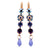 Petite Dangle Cosmos Leverback Earring in "Blue Skies" *Custom*
