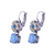 Medium Buttercup Drop Leverback Earrings in "Aqua Vista" *Custom*