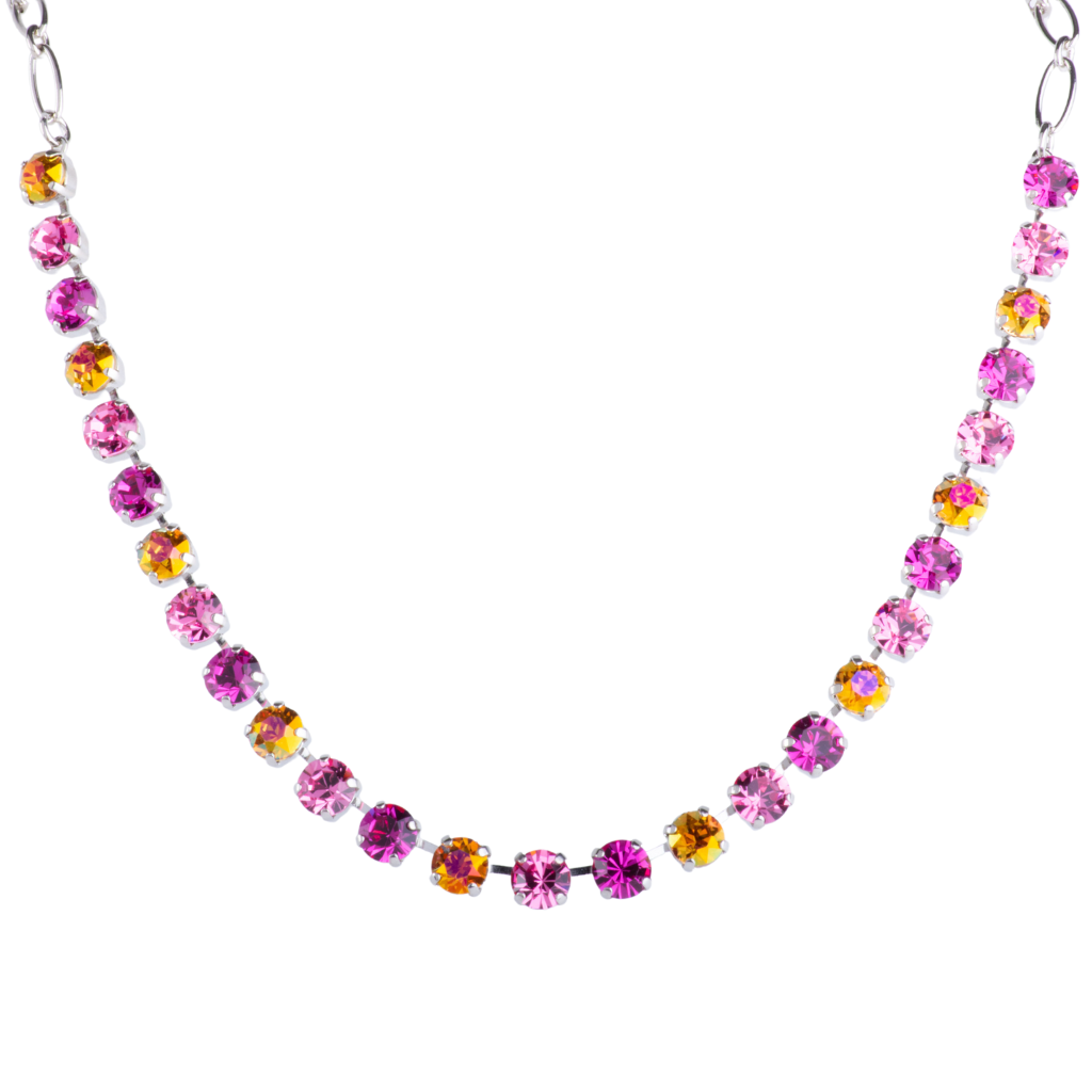 Medium Everyday Necklace in "Bougainvillea" *Custom*